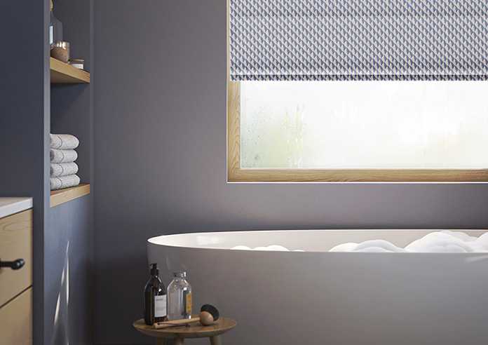 Jaipur, Cobalt - Roman Blind - Image 5